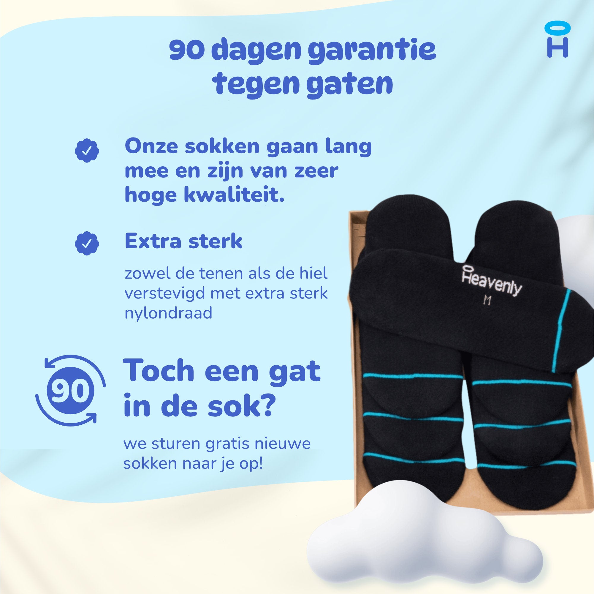 Sneakersokken Bamboe Zwart 6-paar Heren / Dames | Underwear District